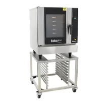 product of BakeMax BACCOR Oven Equipment Stand For w/ Open Base With Pan Slides, Holds 5 Full Pans