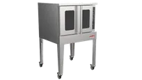 product of BakeMax BASCO5E 38" Single Floor Model Electric Convection Oven, Full Size, 9 Trays, 240V