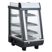 product of BakeMax BMTSC14 14" Countertop Titan Series Heated Warmer/Display Case, 3 Shelves