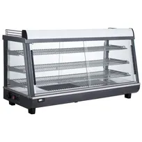 product of BakeMax BMTSC48 48" Countertop Titan Series Heated Warmer/Display Case, 3 Shelves