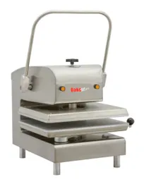 product of BakeMax BMTXM218W 18" Manual Dual Heat Tortilla/ Pizza Dough Press, 3100W, 220V