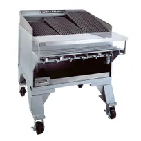 product of Bakers Pride CH-10 54" Floor Model Gas Radiant Charbroiler w/ (10) Burnes, 180.000 BTU