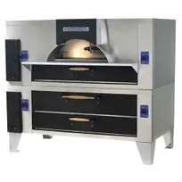 product of Bakers Pride FC-616/Y-600 78" Double Deck Gas Pizza Oven 