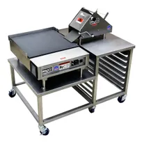 product of BE&SCO 23-12&32N Manual Mini Tortilla Wedge Press & Grill Combo, Up To 7" Dia.
