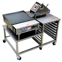 product of BE&SCO 25-12&32N Mini Wedge Press & Grill Combo, Manual, Up To 7" Dia.