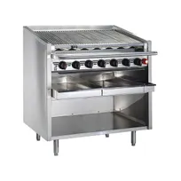 product of Bakers Pride F-60RS 60" Floor Model Gas Radiant Charbroiler w/ Cabinet Base, 195.000 BTU