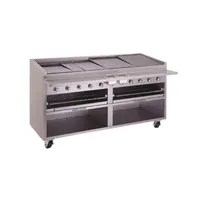 product of Bakers Pride F-72RS 72" Floor Model Gas Radiant Charbroiler w/ Cabinet Base, 240.000 BTU