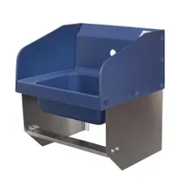 product of BK Resources APHS-W1410-SSBKK 14" Wall Mounted Hand Sink without Faucet / with Knee Valve Bracket