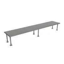 product of BK Resources BK-OSS-24120BN Single Overshelf, Table Mount, 120"W X 24"D
