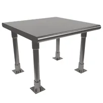product of BK Resources BK-OSS-2424BN Single Overshelf, Table Mount, 24"W X 24"D