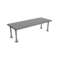 product of BK Resources BK-OSS-2460BN Single Overshelf, Table Mount, 60"W X 24"D