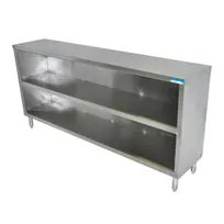 product of BK Resources BKDC-1836 Open Front Dish Cabinet with Fixed Shelf, 18 Gauge S.Steel Body / 36"x18"