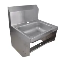 product of BK Resources BKHS-D-1410-1-BKK 14" Wall Mounted Hand Sink without Faucet / with Knee Valve Bracket