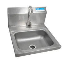 product of BK Resources BKHS-D-1410-1-P-G 14" Wall Mounted Hand Sink with e-Faucet & Crumb Cup