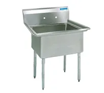 product of BK Resources BKS-1-1620-12 One Compartment Sink, 21"W X 25-13/16"D X 43-3/4"H
