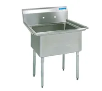 product of BK Resources BKS-1-18-12 One Compartment Sink, 23-1/2"W X 23-13/16"D X 43-3/4"H