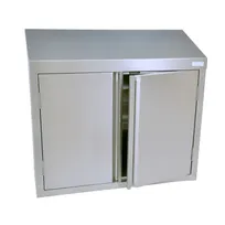 product of BK Resources BKWCH-1530 30" Stainless Steel Enclosed Wall Mounted Cabinet w/ Hinged Doors