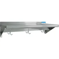 product of BK Resources BKWS-1260-PR Stainless Steel Wall Mount Premium Overshelf - 60"W x 12"D