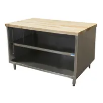 product of BK Resources CMT-3648 Chef Table, Cabinet Base with Open Front