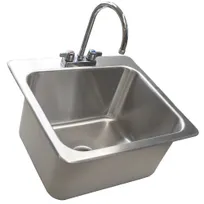 product of BK Resources DDI-20161224-P-G Deep Drawn Drop-In Sink, One Compartment
