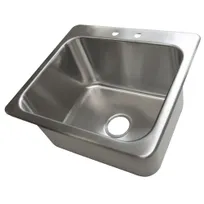 product of BK Resources DDI-20161224 Deep Drawn Drop-In Sink, One Compartment