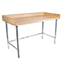 product of BK Resources MBTSOB-6036 Bakers Table with Stainless Steel Open Base
