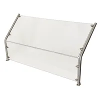 product of BK Resources SG-45CS-36 45° Angled Sneeze Guard, Cafeteria Style