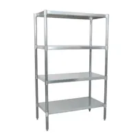 product of BK Resources SSU6-4324 4 Shelf Stainless Steel Dry Storage Shelving Unit - 43" x 24" x 72"