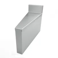 product of BK Resources UAF-I-1521 Underbar Corner Filler, Rear Angle, 15⁰