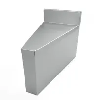 product of BK Resources UAF-I-2521 Underbar Corner Filler, Rear Angle, 25⁰