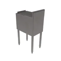 product of BK Resources UB4-18-IB12 Underbar Ice Bin, 12"x18" - 25 lb / 4" Backsplash, Corrosion-Resistant Feet