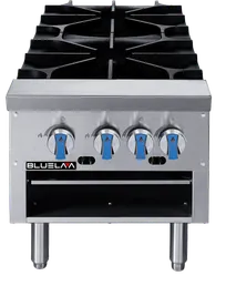 product of Blue Air BLSP2-L Stock Pot, 18" Gas With 2x3-Ring Burners, Stainless Pilots, 160,000 BTU/H, 18" H