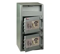 product of Blue Air BSD2EE Depository Safe with Electric Lock, Two Compartment