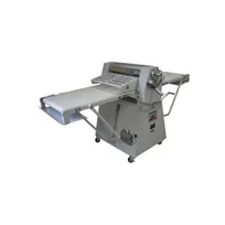 product of BakeMax BMFRS03 Floor Model Reversible Dough Sheeter, 25"x95" Conveyor Size, 1 Hp