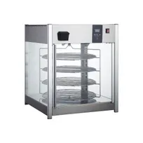 product of BakeMax BMPW418 25" Full Service Countertop Titan Series Pizza Warmer Display Case, 4 Shelves