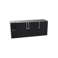 product of Krowne BS84 84" 3 Section Back Bar Cooler with Solid Door