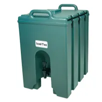 product of Cambro 1000LCD519 Insulated Plastic Beverage Carrier 11‑3/4‑Gallon Green 16.25"W x 20.75"D x 24.75"H