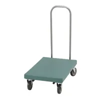 product of Cambro 2030UT401 Slate Blue Utility Platform Truck, 600 lb, 19-3/4" x 32-1/8", Plastic Frame & Deck, Chrome Handle, 4 Casters