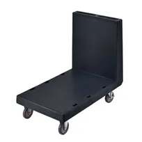 product of Cambro 2436UTH110 Utility Platform Truck, 24-7/8" x 41-3/4", 600 lbs, Black Plastic Deck, Molded Handle