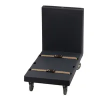 product of Cambro 2436UTHS110 Black Plastic Deck Platform Utility Truck, 24-7/8x41-3/4, 600 lbs, 4 Swivel Casters