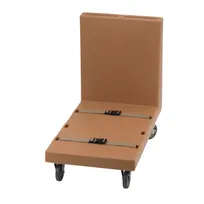 product of Cambro 2436UTHS157 Utility Platform Truck, 24-7/8x41-3/4, 600 lbs, Coffee Beige, Plastic Frame