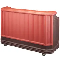 product of Cambro BAR730189 73" Portable Bar with 80 lb. Ice, 7 Bottle Speed Rail