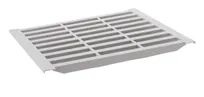 product of Cambro CBSP246V151 Camshelving Basics Plus Shelf Plate, 24''W x 6''D, Vented, Gray, Polypropylene with Camguard Antimicrobial Protection