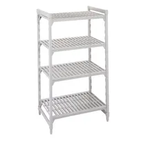 product of Cambro CPU244872V4480 Camshelving Premium Vented 4-Shelf Starter Shelving Unit - 24" x 48" x 72"