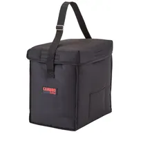 product of Cambro GBD13913110 GoBag Delivery Bag, Small, 13"x9"x13", Black Nylon, Velcro Lid, Adjustable Strap, High Density Insulation