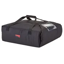 product of Cambro GBPP216110 GoBag Premium Pizza Delivery Bag, 17-1/4" x 17-1/2" x 7-1/2", Black Nylon Exterior, High Density Insulation, (2) 16" or (3) 14" Pizza Capacity, Made in USA
