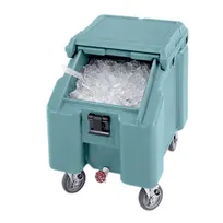 product of Cambro ICS100L401 Plastic Mobile Ice Bin / Ice Caddy, 100 lb, Slate Blue