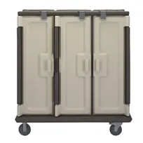 product of Cambro MDC1411T60194 Granite Sand 60 Tray Insulated Meal Delivery Cart