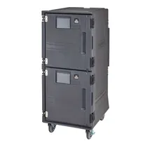 product of Cambro PCUHH615 Pro Cart Ultra Hot Food Pan Carrier - Gray, Front Loading, Electric