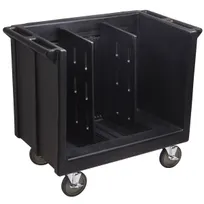 product of Cambro TDC30110 Adjustable Black Polyethylene Dish Cart, 23.25"W x 38.875"L, 500 lbs, NSF